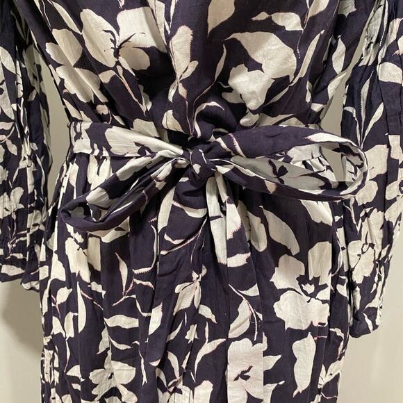 Velvet by Graham & Spencer Belted Floral Midi Dress - Picture 7 of 15